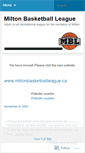 Mobile Screenshot of miltonbasketball.wordpress.com