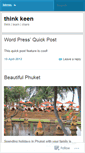 Mobile Screenshot of keenong.wordpress.com