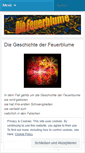 Mobile Screenshot of diefeuerblume.wordpress.com