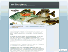 Tablet Screenshot of flyfishingdot.wordpress.com