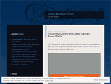 Tablet Screenshot of japannukecrisis.wordpress.com
