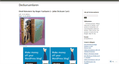 Desktop Screenshot of deckarsamlaren.wordpress.com