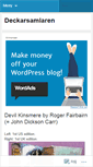 Mobile Screenshot of deckarsamlaren.wordpress.com