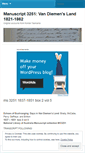 Mobile Screenshot of manuscript3251.wordpress.com