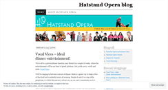 Desktop Screenshot of hatstandopera.wordpress.com