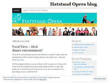 Tablet Screenshot of hatstandopera.wordpress.com