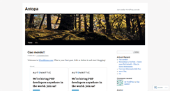 Desktop Screenshot of antoniet9.wordpress.com