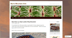 Desktop Screenshot of burromountainarts.wordpress.com