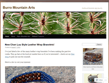 Tablet Screenshot of burromountainarts.wordpress.com