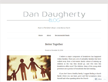 Tablet Screenshot of dandaugherty.wordpress.com