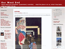 Tablet Screenshot of ourwestend.wordpress.com