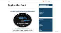 Desktop Screenshot of besidetheboot.wordpress.com