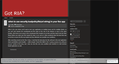 Desktop Screenshot of brianmriley.wordpress.com