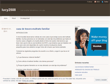 Tablet Screenshot of lucy2508.wordpress.com