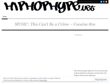 Tablet Screenshot of hiphophypedotnet.wordpress.com