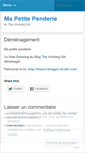 Mobile Screenshot of mapetitependerie.wordpress.com