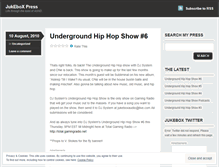 Tablet Screenshot of jukeboxaudio.wordpress.com