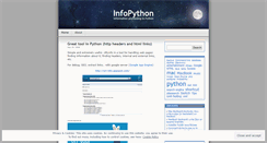 Desktop Screenshot of infopython.wordpress.com