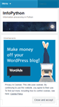 Mobile Screenshot of infopython.wordpress.com