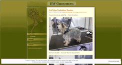 Desktop Screenshot of ewgrooming.wordpress.com