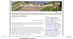 Desktop Screenshot of medioruraldetenerife.wordpress.com