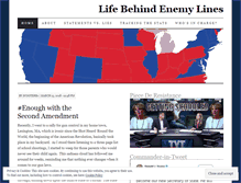 Tablet Screenshot of lifebehindenemylines.wordpress.com