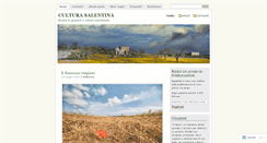 Desktop Screenshot of culturasalentina.wordpress.com