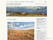 Tablet Screenshot of culturasalentina.wordpress.com