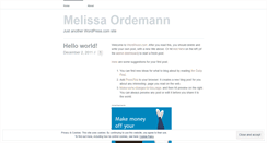 Desktop Screenshot of ordemann247.wordpress.com