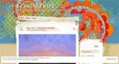 Desktop Screenshot of gratefulpieter.wordpress.com