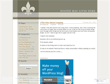 Tablet Screenshot of hootiemac.wordpress.com