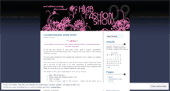 Desktop Screenshot of hijabfashionshow.wordpress.com