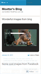 Mobile Screenshot of moattar.wordpress.com