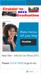 Mobile Screenshot of cruisintograduation.wordpress.com