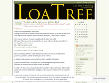 Tablet Screenshot of loatree.wordpress.com