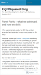 Mobile Screenshot of eightsquaredcon.wordpress.com