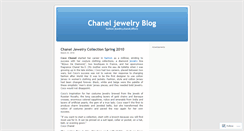 Desktop Screenshot of chaneljewelry.wordpress.com