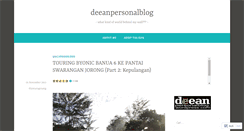 Desktop Screenshot of deeanpersonalblog.wordpress.com
