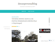 Tablet Screenshot of deeanpersonalblog.wordpress.com