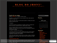 Tablet Screenshot of jhonyfreitas.wordpress.com