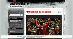 Desktop Screenshot of maverickfootballviews.wordpress.com