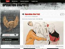 Tablet Screenshot of operationgraphite.wordpress.com