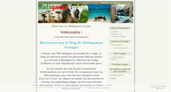 Desktop Screenshot of madagascarvoyages.wordpress.com