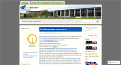 Desktop Screenshot of caodangmanchester.wordpress.com