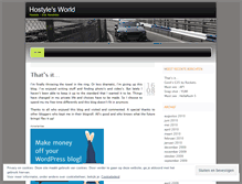 Tablet Screenshot of hostyle001.wordpress.com