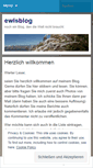 Mobile Screenshot of ewisblog.wordpress.com