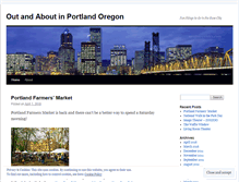 Tablet Screenshot of outandaboutinportlandoregon.wordpress.com