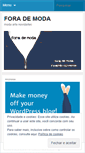 Mobile Screenshot of forademoda.wordpress.com