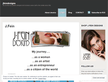 Tablet Screenshot of jfeindesigns.wordpress.com
