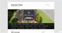 Desktop Screenshot of bramhamvillage.wordpress.com